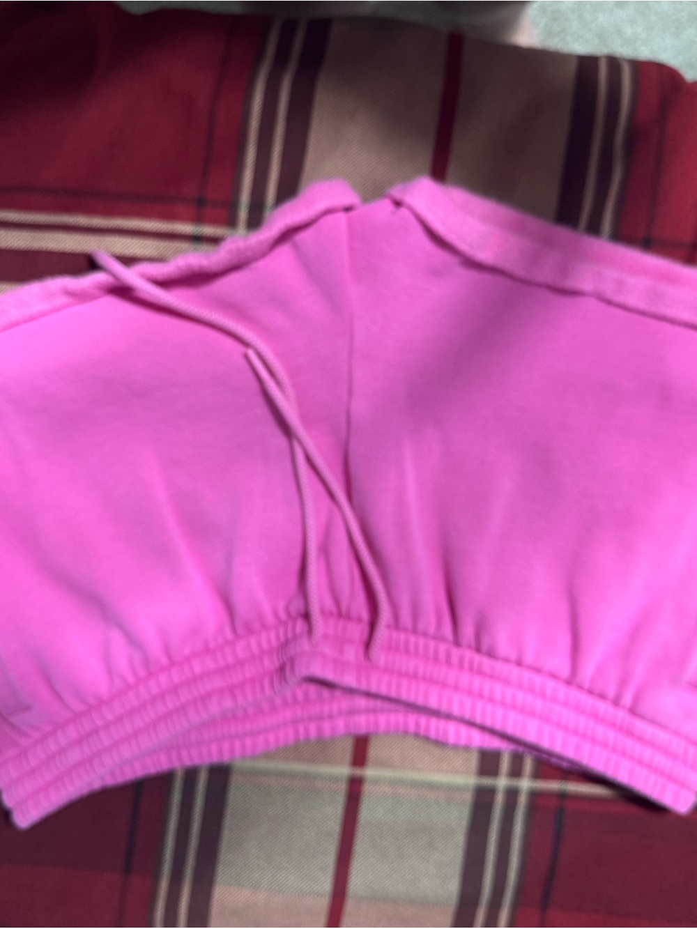 Vibrant Hot Pink Rolled Hem Shorts